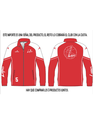 CHAQUETA CHANDAL BASKET LUPUS