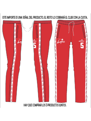 PANTALON CHANDAL BASKET LUPUS